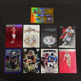 Auto and #ed Football Cards, Rookies +