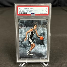 PSA 6 Victor Wembanyama Rookie Stallions