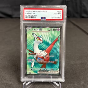 PSA 8 Latias ex Ultra Rare