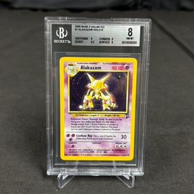 Beckett 8 Alakazam Base Set 2 Holo