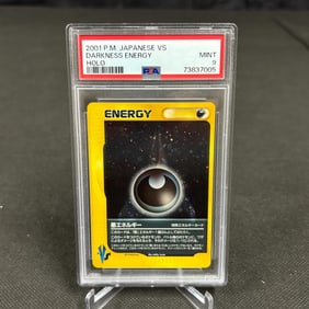PSA 9 Darkness Energy E Reader Holo Swirl