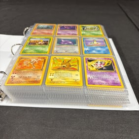 Huge Vintage Pokemon Card Binder, 1st Editions