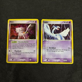 Mew Holo Pop4, Lugia Cosmo Holo Unseen Forces