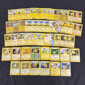 Pikachu, Raichu, Pichu Pokemon Card Collection