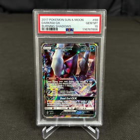 PSA 10 Darkrai GX Burning Shadows
