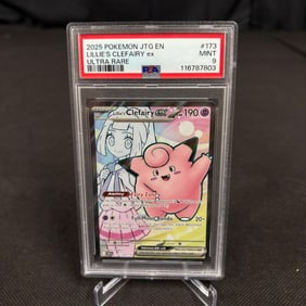 PSA 9 Lillie's Celfairy EX Ultra Rare