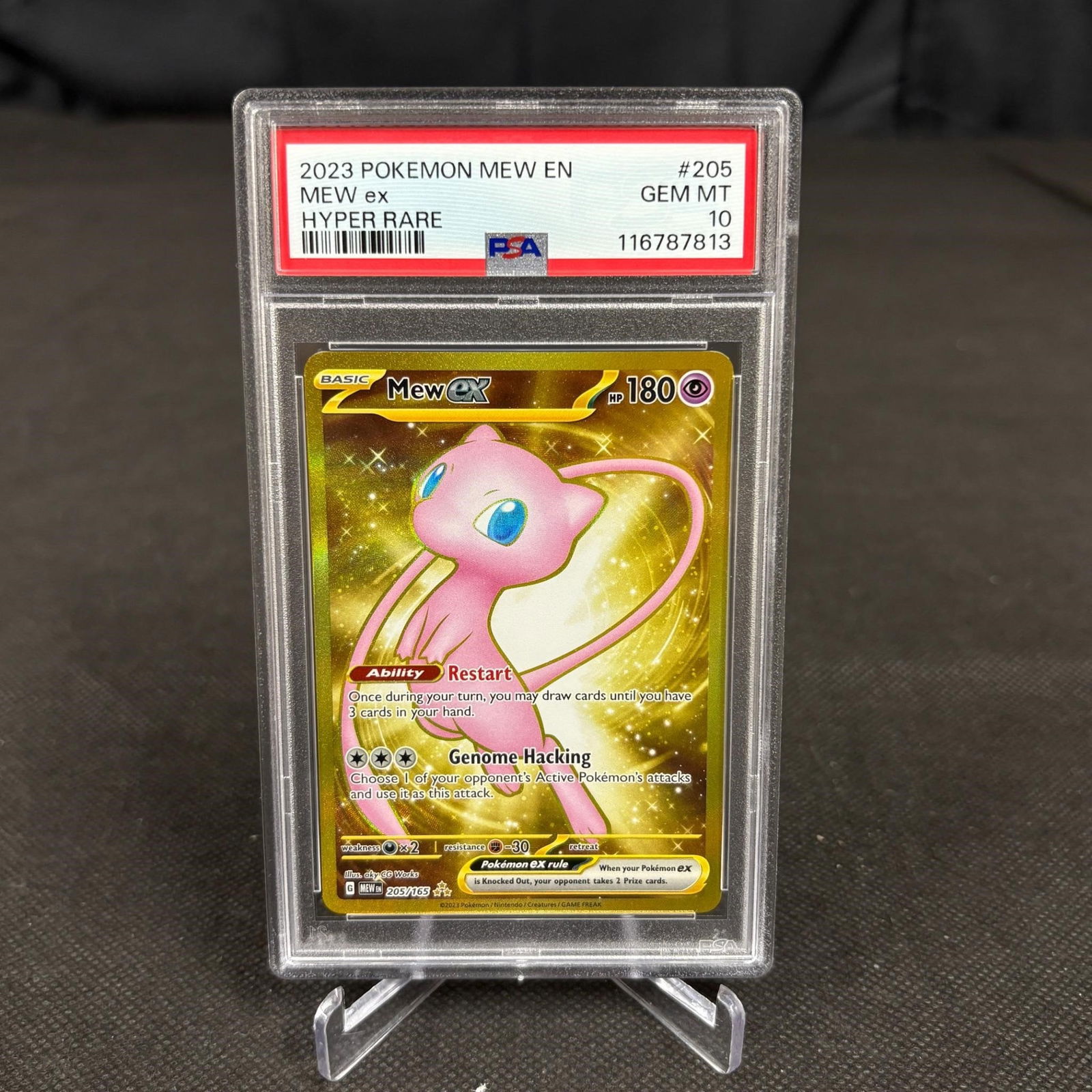 PSA 10 Mew EX Gold Hyper Rare (1 of 2)