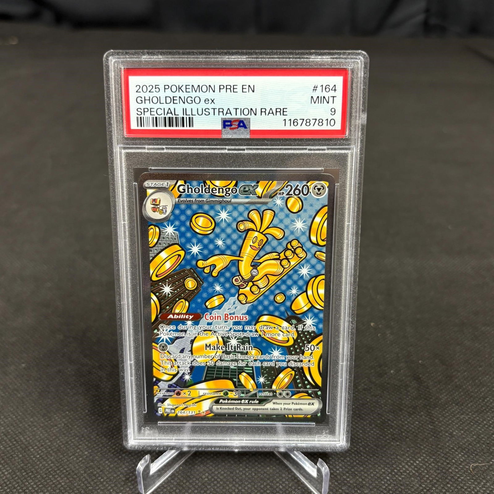 PSA 9 Gholdengo EX SIR (1 of 2)