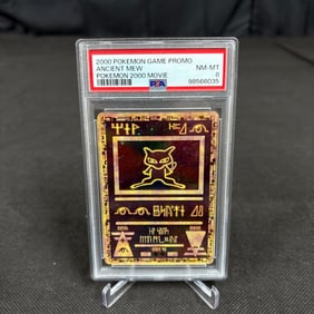 PSA 8 Ancient Mew, Movie Promo, Swirl