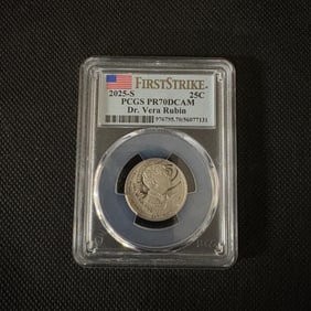 PCGS PR70DCAM Dr. Vera Rubin FirstStrike