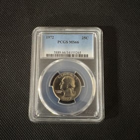 PCGS MS66 1972 Quarter