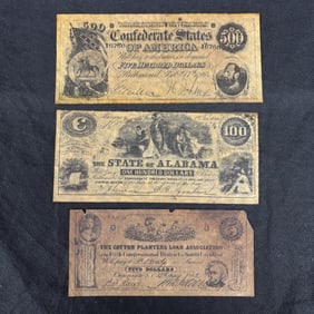 Confederate Bank Notes, Confederate States +