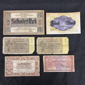 1918-1940s European Bank Notes