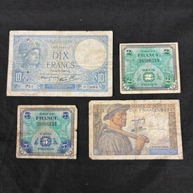 WW2 French and Allied Military Currency