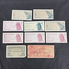 1947 Netherlands East Indies 10 Sen, ++