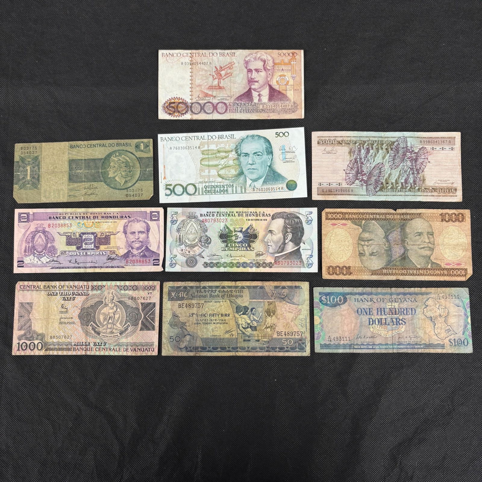 1970s-80s Misc Currency, Ethiopia + (1 of 5)