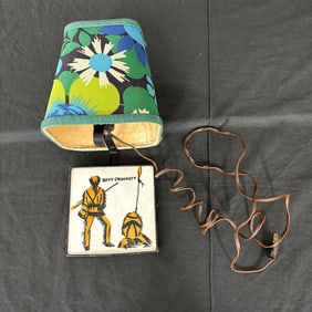 1950s Davy Crockett Hanging Wall Lamp