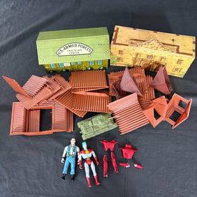 Vintage Tin and Plastic Toy Sets +