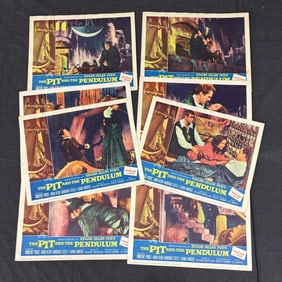 1961 Pit and the Pendulum Lobby Card Set
