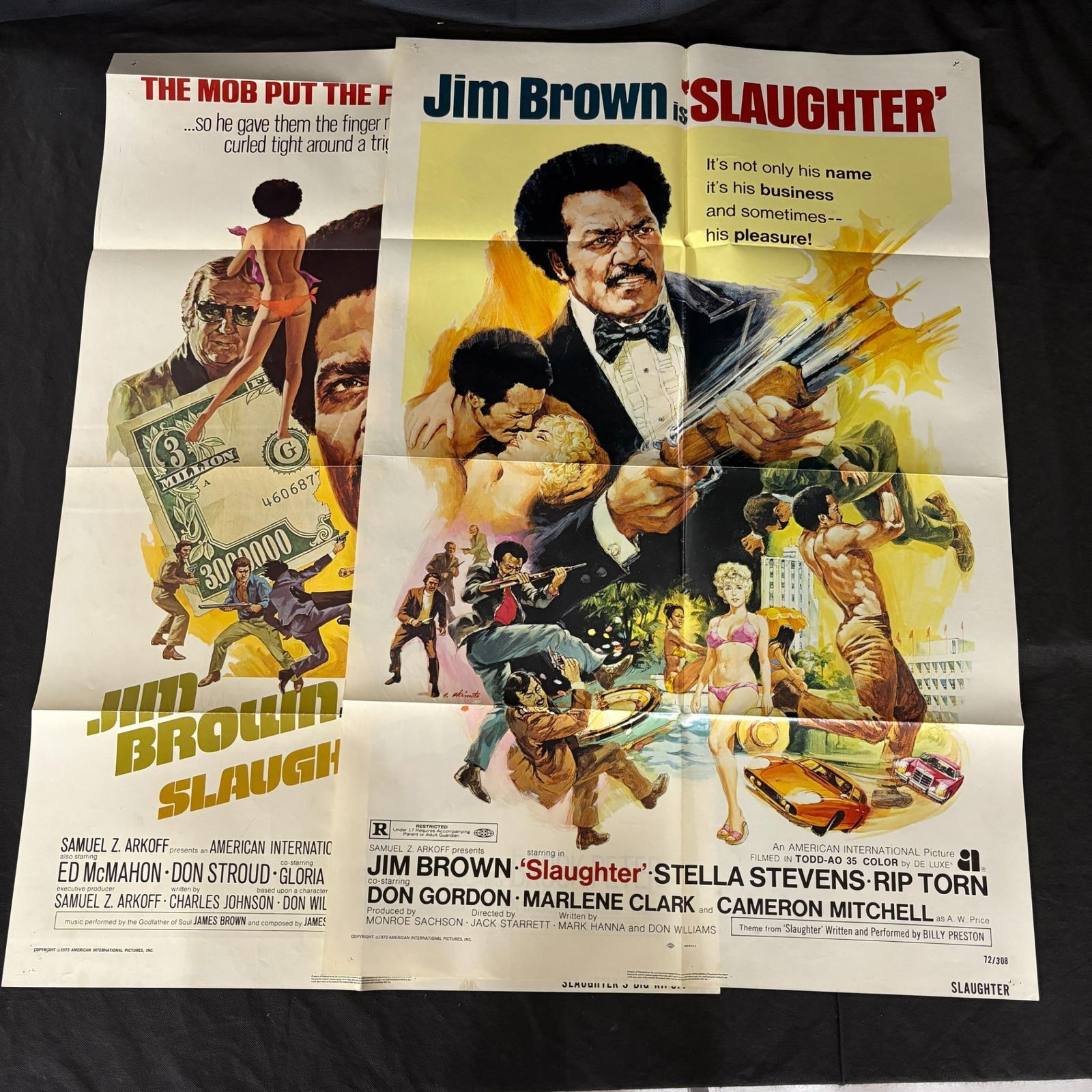 Jim Brown Slaughter Original 1 Sheets (1 of 6)