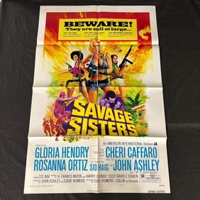 Savage Sisters 1974 One sheet
