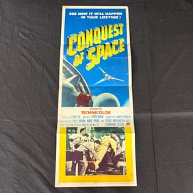 Conquest of Space 1955 Insert Poster RARE