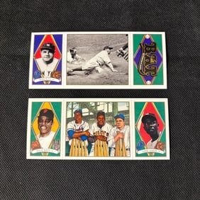 BAT CARDS HOF RUTH/AARON/MAYS