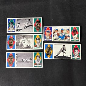 LOT OF 5 HOF BAT CARDS