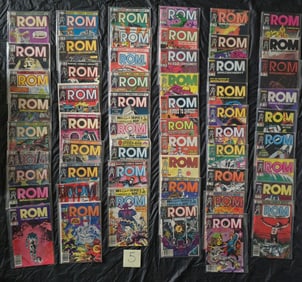 Marvel Comics Rom Large Bronze Age Comic Book Lot