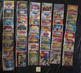 New Teen Titans Large Bronze Age Comic Book Lot
