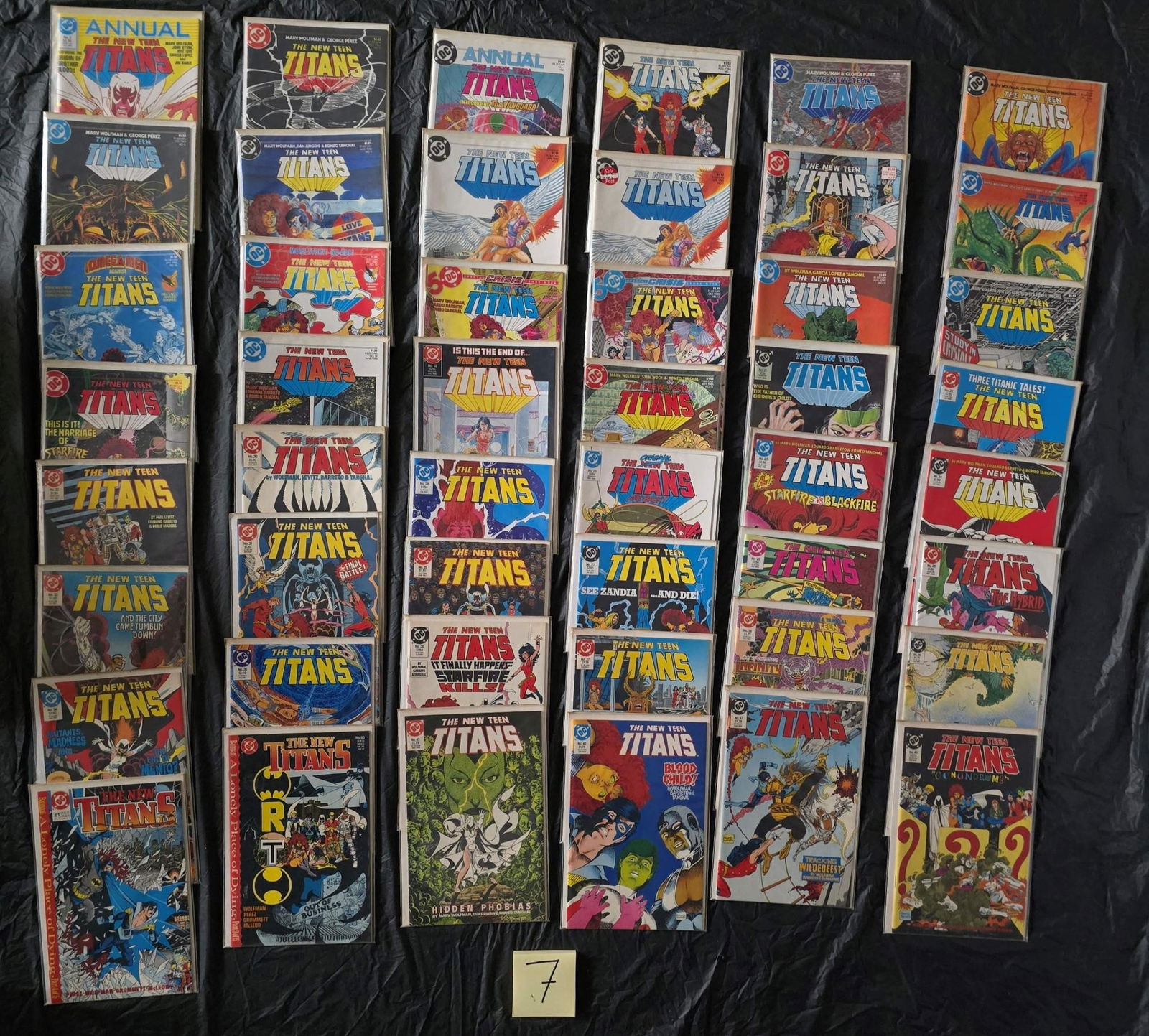 New Teen Titans Large Bronze Age Comic Book Lot (1 of 1)