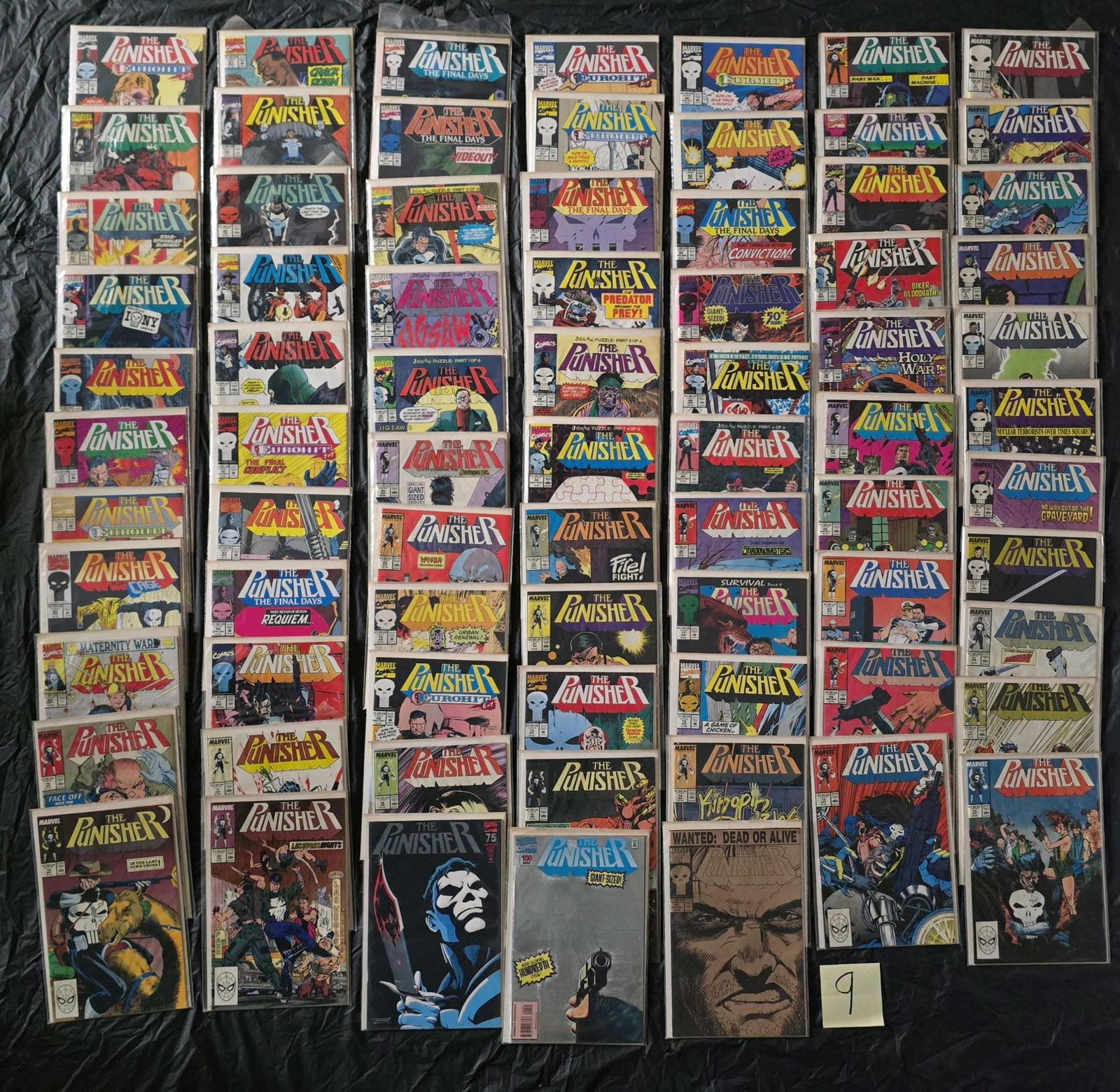 Punisher Large Bronze Age Marvel Comic Book Lot (1 of 1)