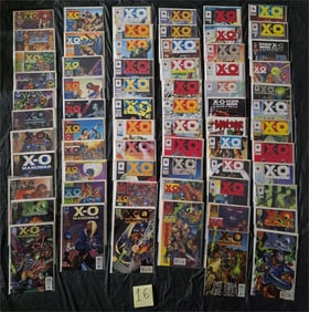 X-O Manowar Large Copper Age Comic Book Lot