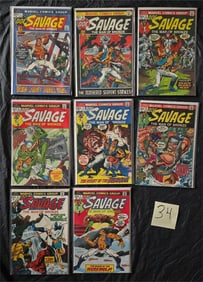 Marvel Comics Doc Savage Bronze Age Comic Books