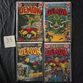 DC Comics Demon 1, 2, 5, & 9 Jack Kirby Bronze Age