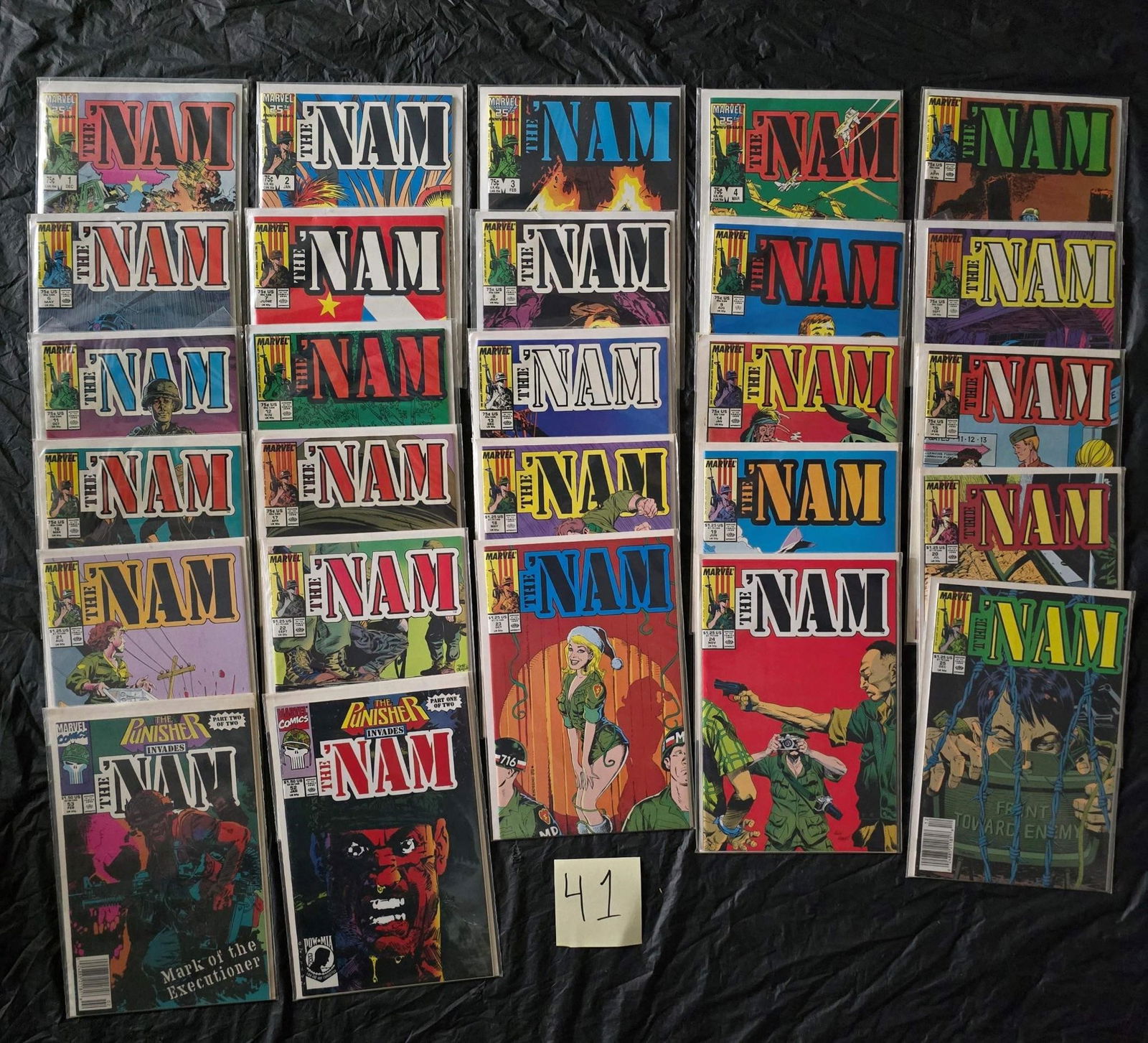 Marvel Comics The Nam Bronze Age Comic Books: We ship in-house! We ship internationally. We also offer pick up and we offer a discount for cash payments. Please look at pictures carefully to determine what you believe are the condition of each lo