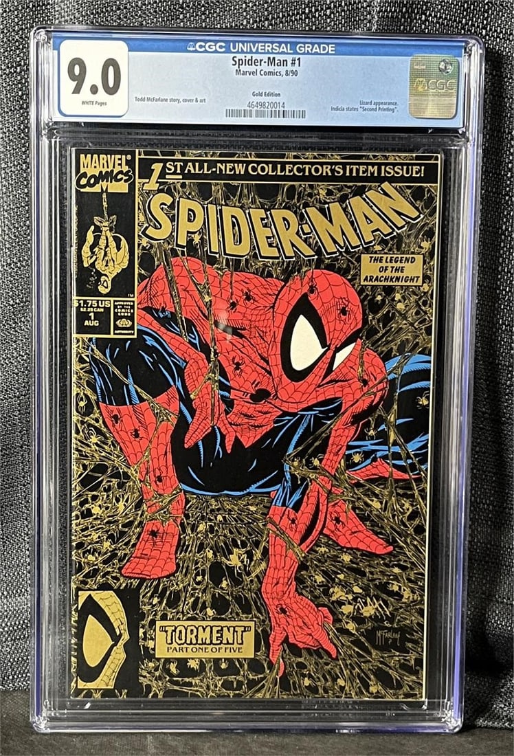 Spider-man 1 Gold Edition CGC 9.0 (1 of 1)