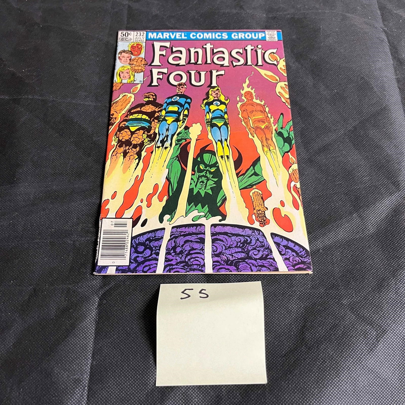 Fantastic Four 232 vs. Mephisto Comic Book: We ship in-house! We ship internationally. We also offer pick up and we offer a discount for cash payments. Please look at pictures carefully to determine what you believe are the condition of each lo
