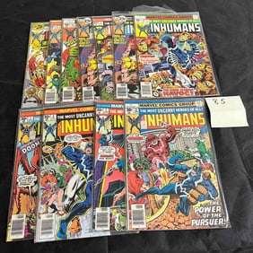 Marvel Comics Inhumans Bronze Age Comic Books