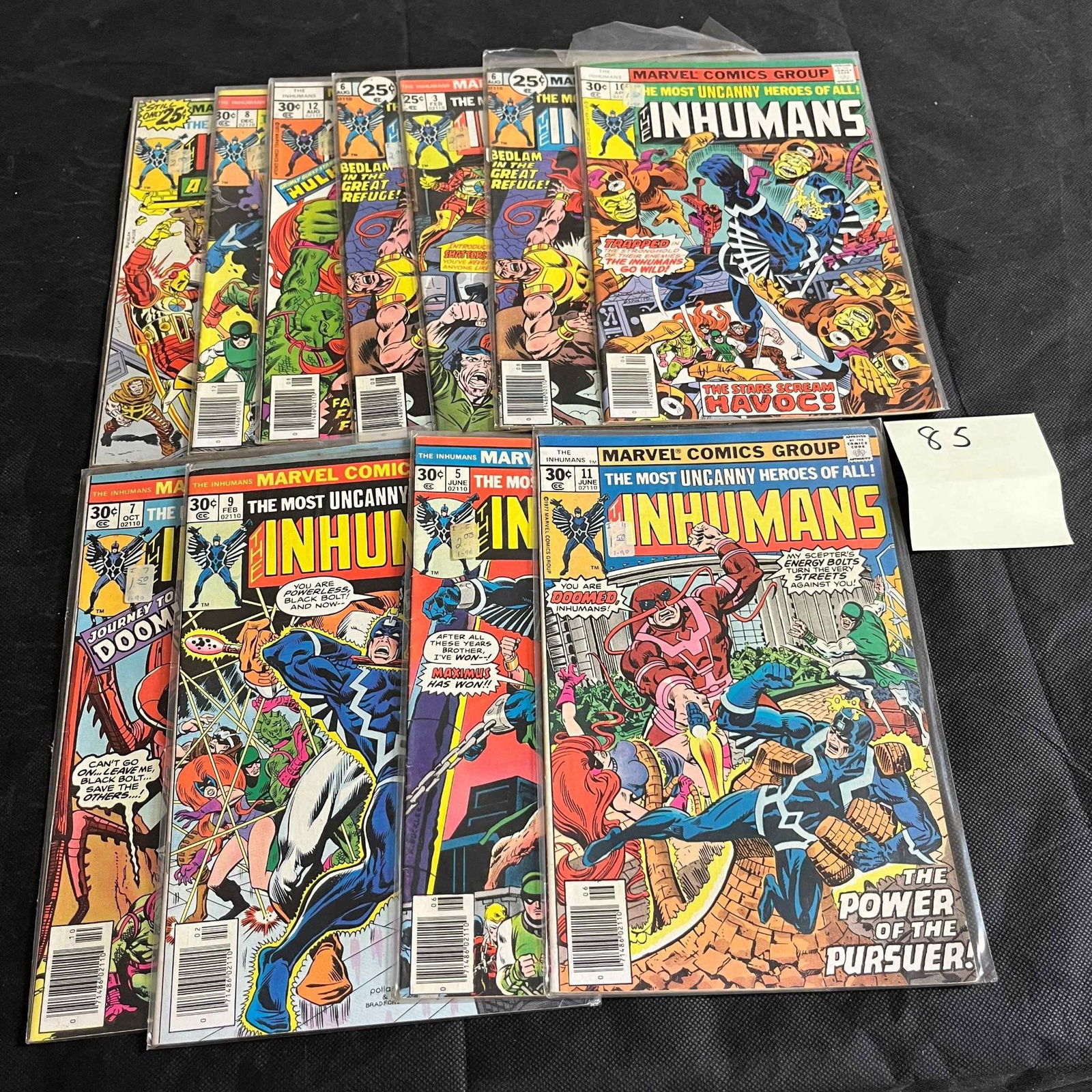 Marvel Comics Inhumans Bronze Age Comic Books (1 of 2)