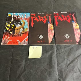 Faust Horror Comic Books
