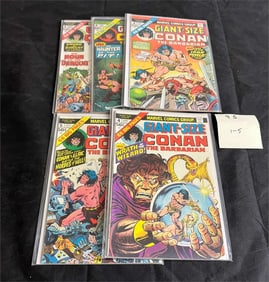 Giant-Size Conan 1-5 Bronze Age Comic Books