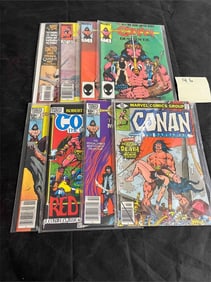 Mix of Conan the Barbarian Bronze Age Comic Books
