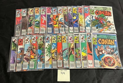 Marvel Comics Conan the Barbarian Bronze Age Lot