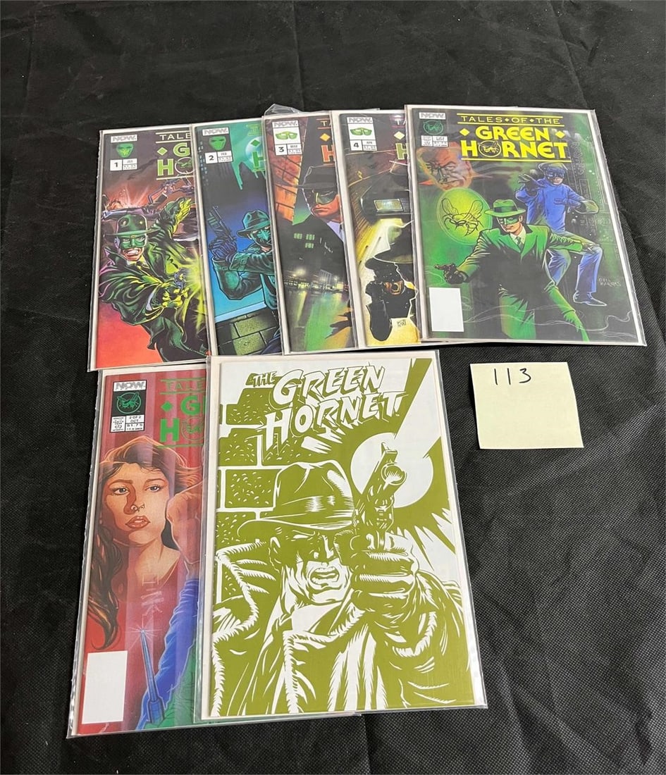 Now Comics Green Hornet Comic lot: We ship in-house! We ship internationally. We also offer pick up and we offer a discount for cash payments. Please look at pictures carefully to determine what you believe are the condition of each lo