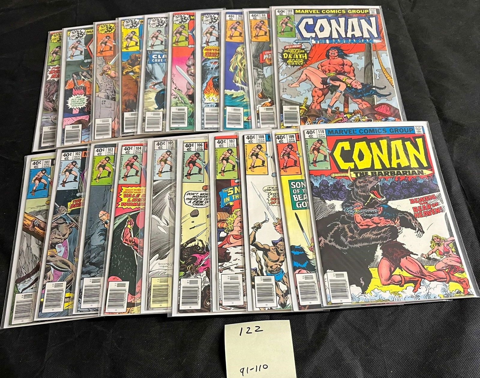 Marvel Comics Conan the Barbarian Bronze Age Lot (1 of 1)