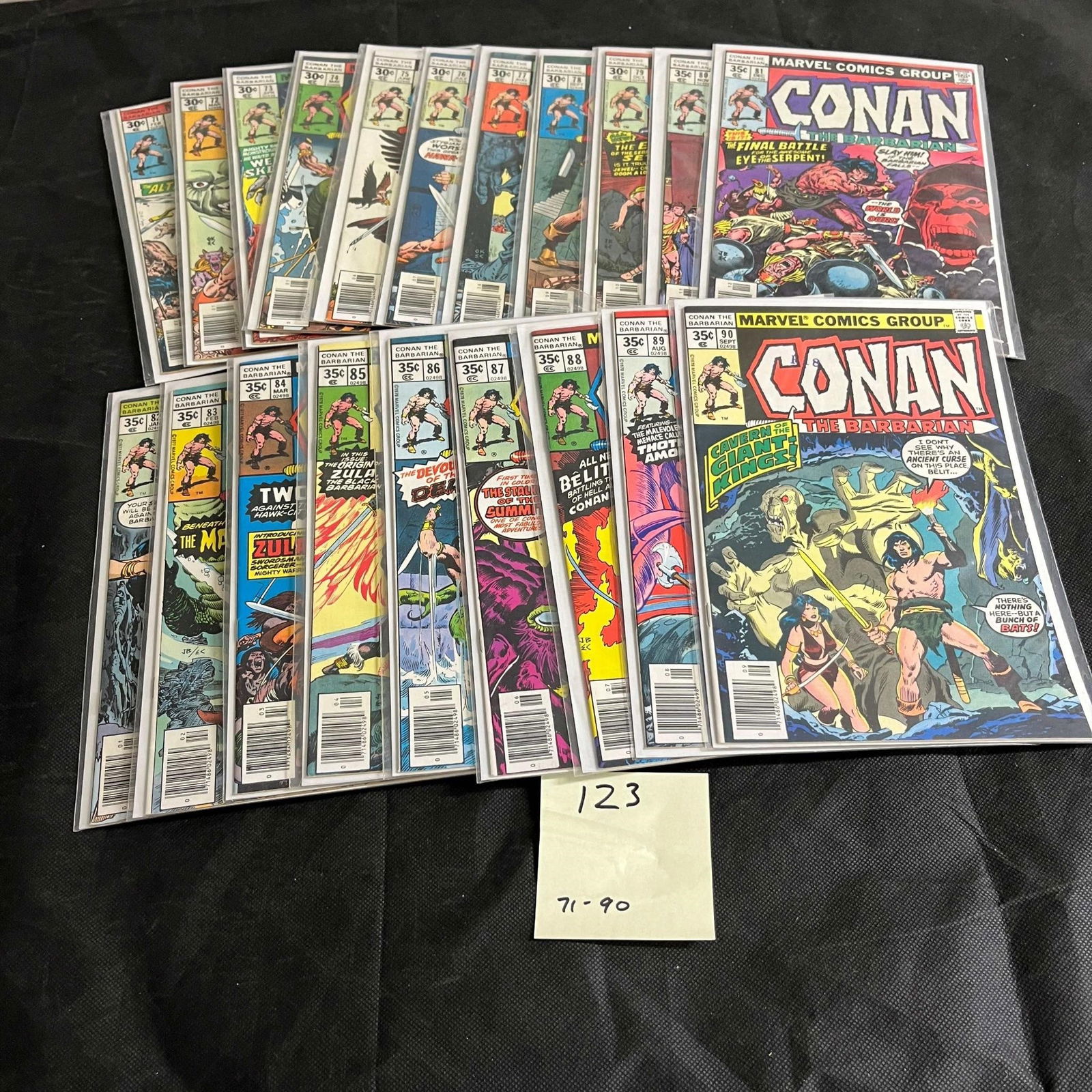 Marvel Comics Conan the Barbarian Bronze Age Lot (1 of 1)