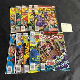 Marvel Comics Red Sonja Bronze Age Comic Books