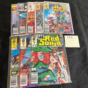 Marvel Comics Red Sonja Copper Age Comic Books