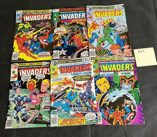 Marvel Comics Invaders Bronze Age Comic Books